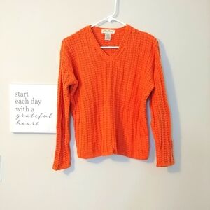Orange Eddie Bauer Sweater